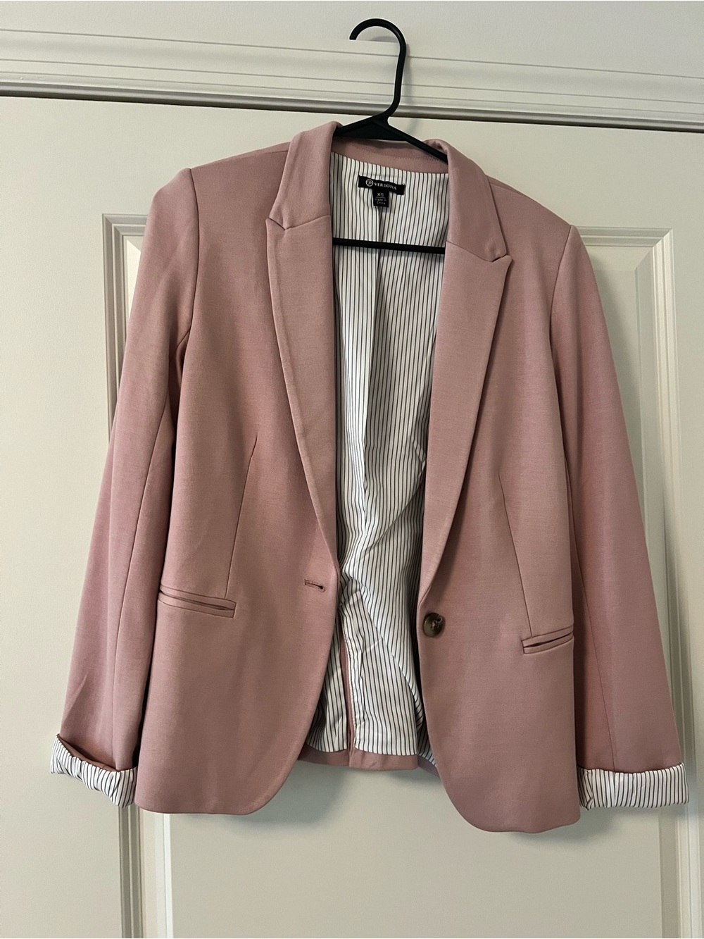 Versona Blush Pink Tailored Blazer